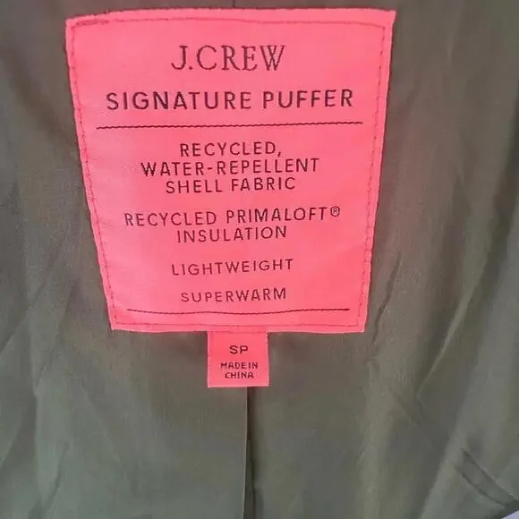 J. Crew Classic Puffer Small - Picture 4 of 4